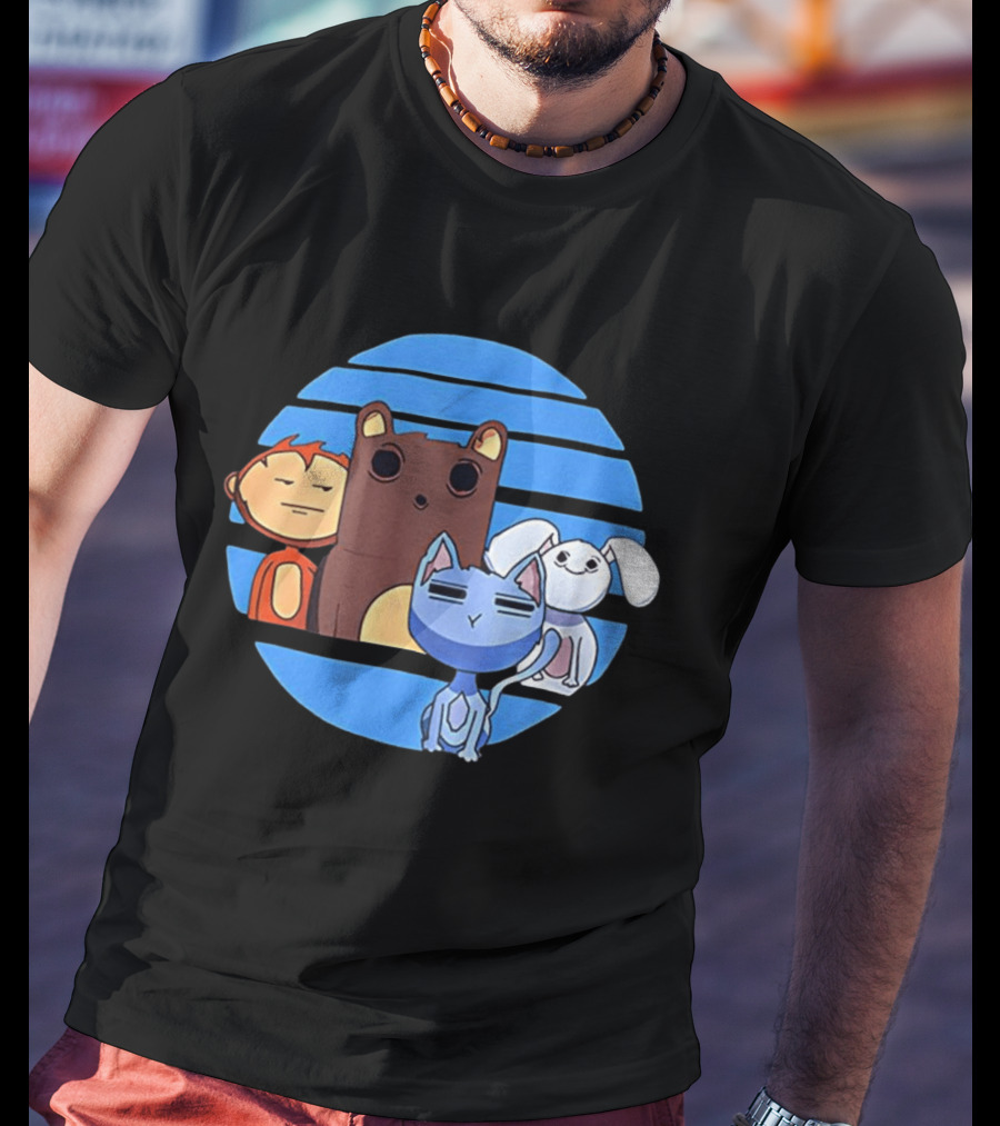 Final Destination Bloodlines Cartoon Animals Bobby Campbell Owen Joyner T-Shirt