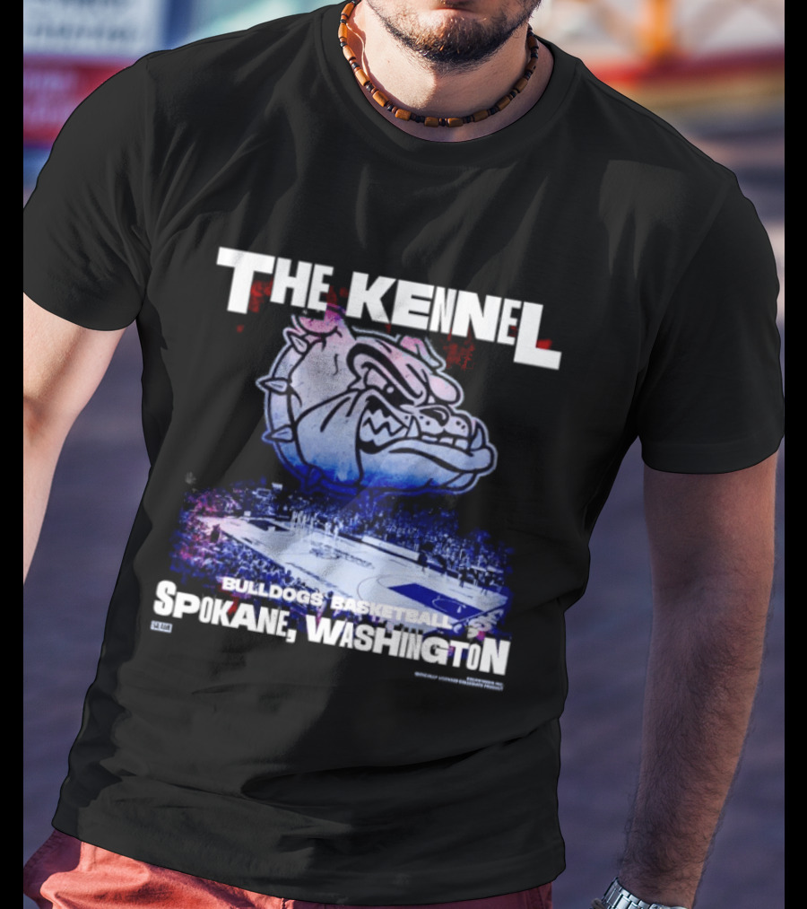 The Kennel Gonzaga Bulldogs Basketball Spokane Washington T-Shirt