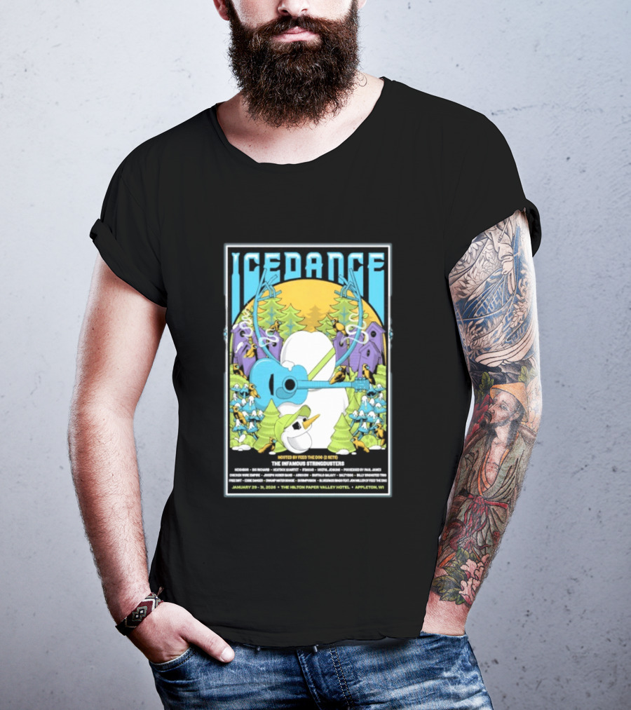 Ice Dance Music Fest Jan 29 31 2026 The Hilton Paper Valley Hotel Appleton Wi T-Shirt