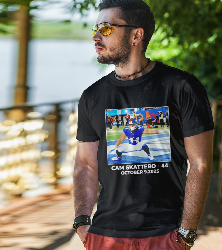 Cam Skattebo 44 October 9 2025 Football Action T-Shirt
