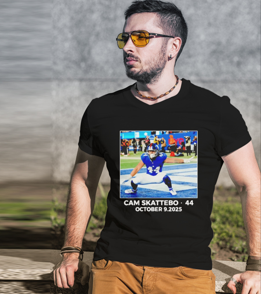 Cam Skattebo 44 October 9 2025 Football Action T-Shirt