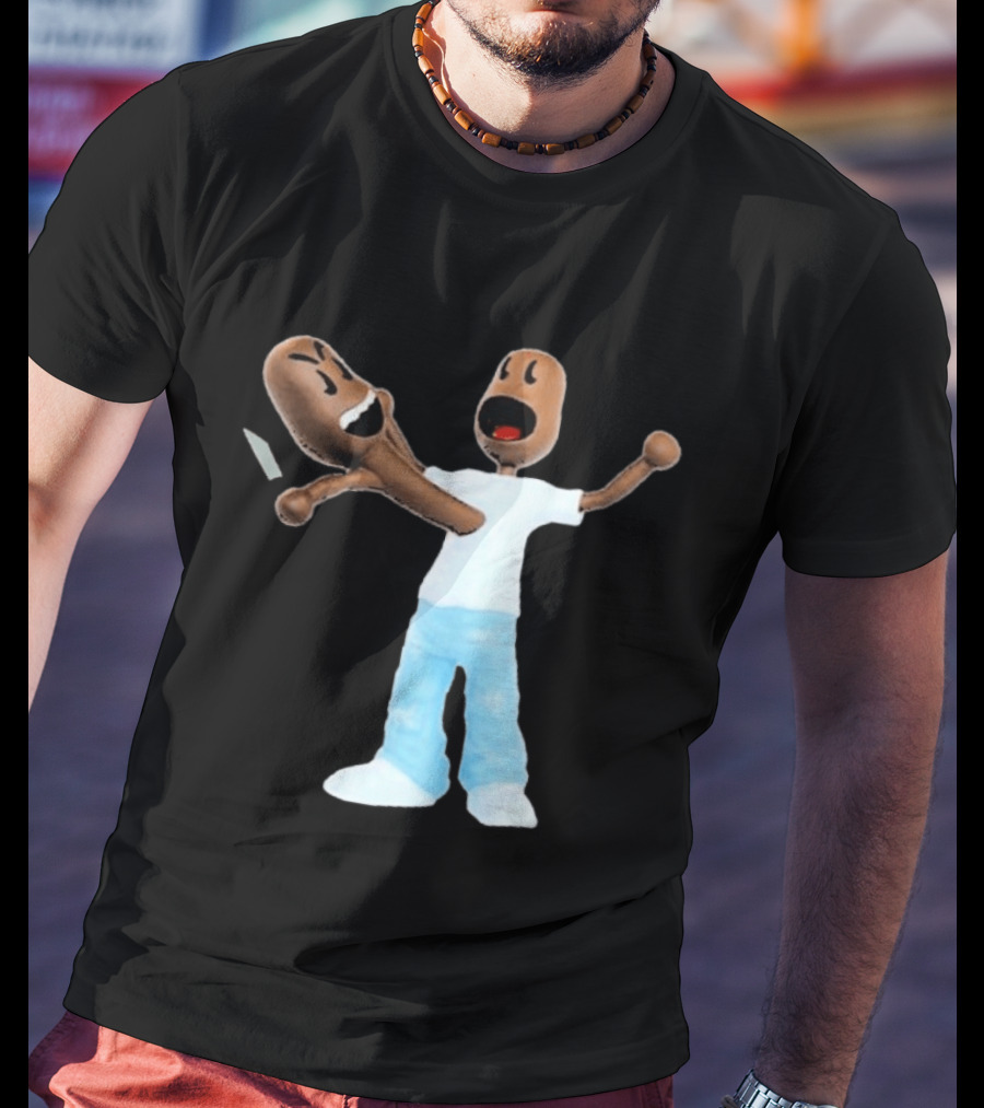 Kid Cudi Scotty Ramon Versus Cartoon Characters Clash T-Shirt