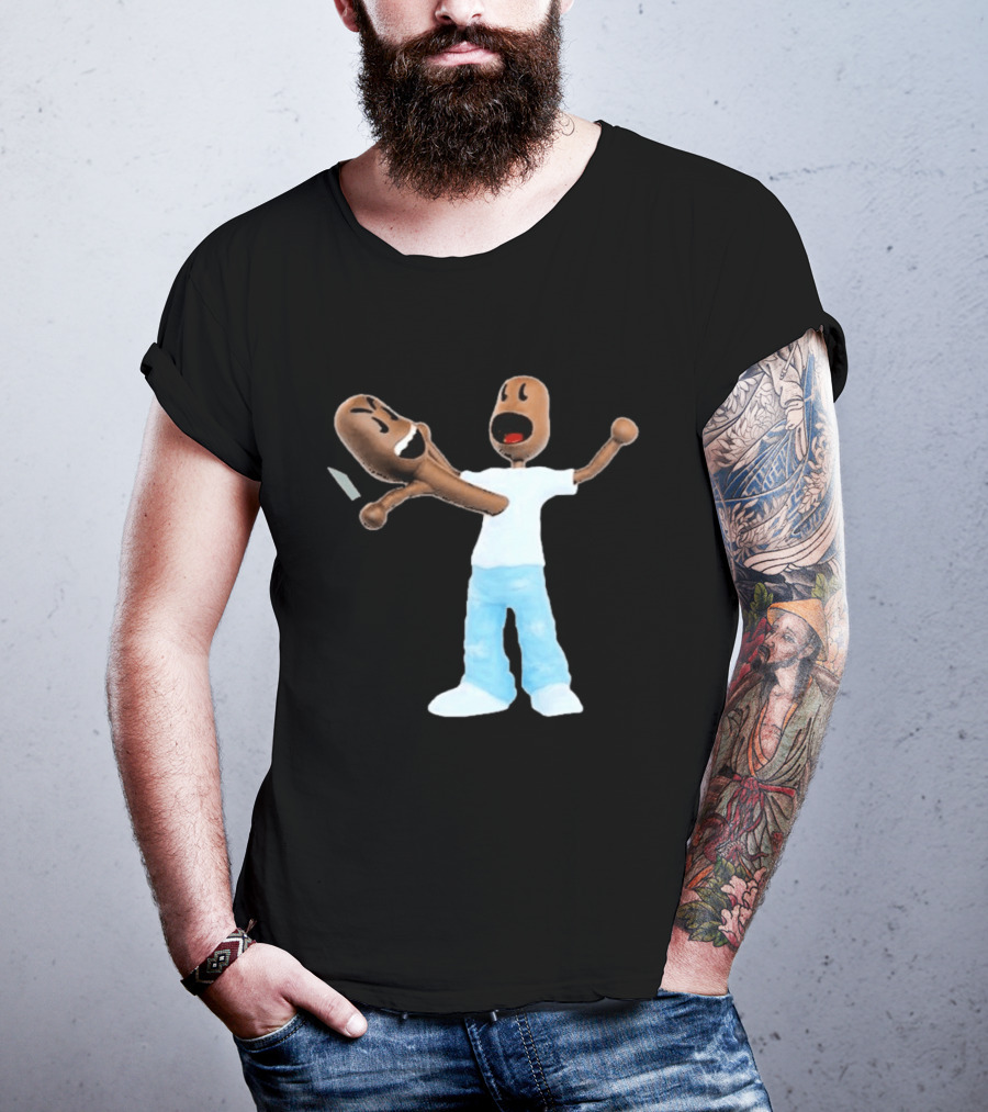 Kid Cudi Scotty Ramon Versus Cartoon Characters Clash T-Shirt