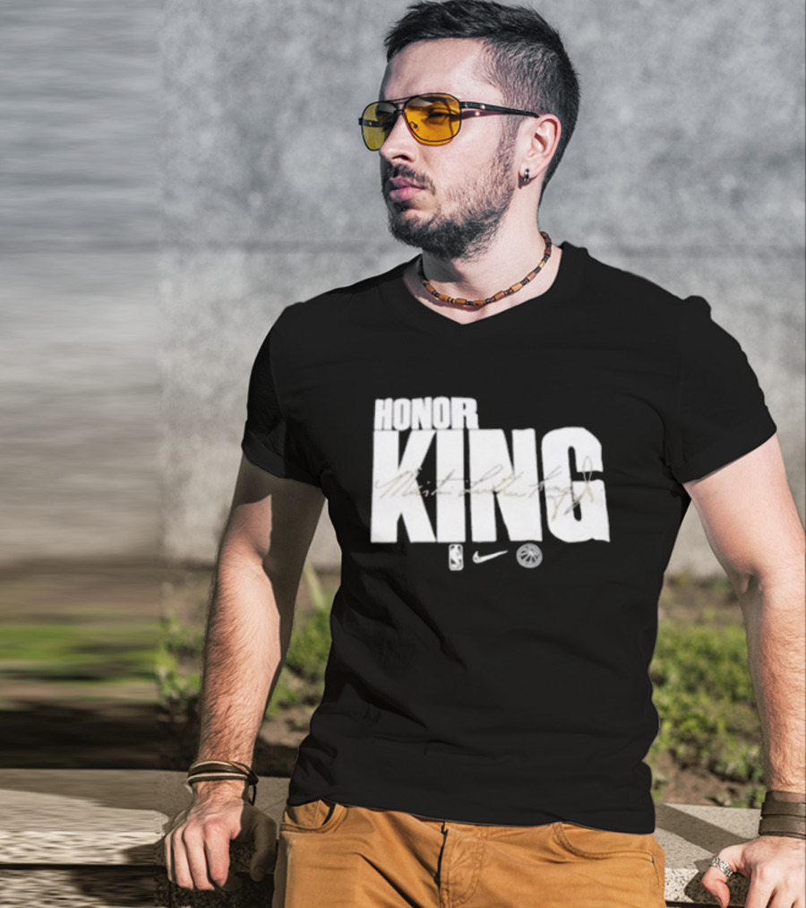 Nike Golden State Warriors Honor The King Martin Luther King Jr NBA T-Shirt