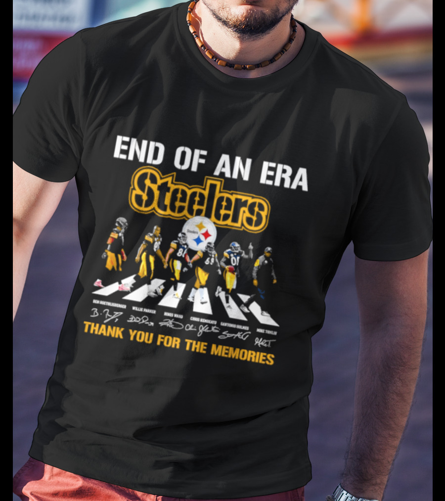 End Of An Era Steelers Thank You For The Memories T-Shirt
