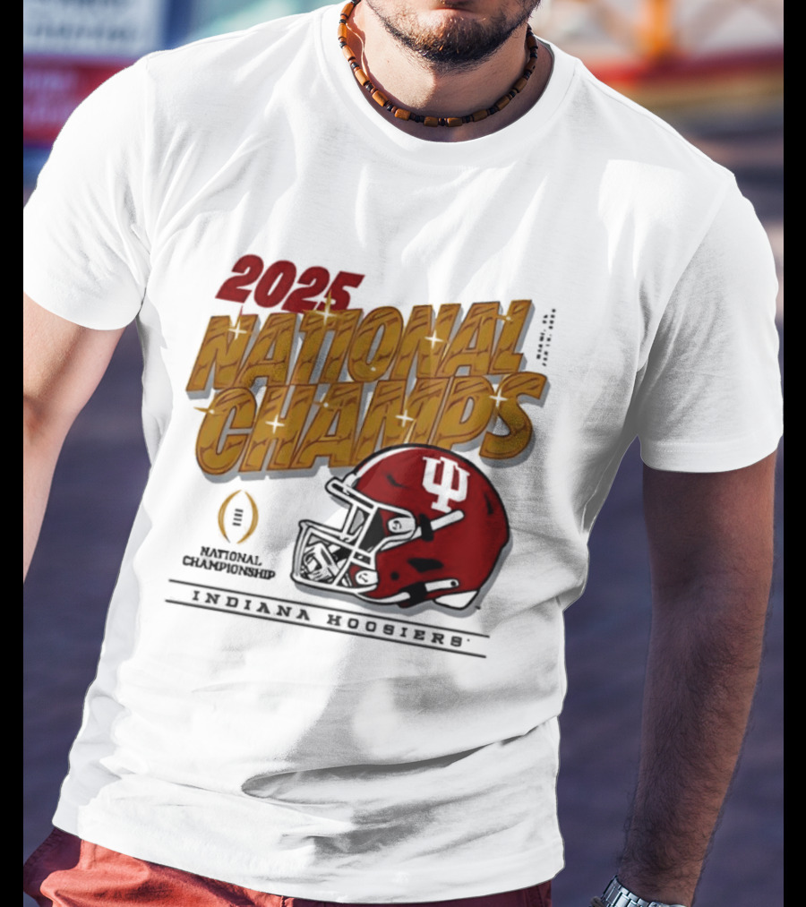 2025 National Champs Indiana Hoosiers Football Champions T-Shirt
