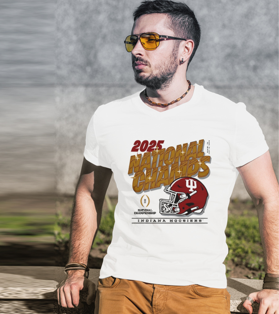 2025 National Champs Indiana Hoosiers Football Champions T-Shirt