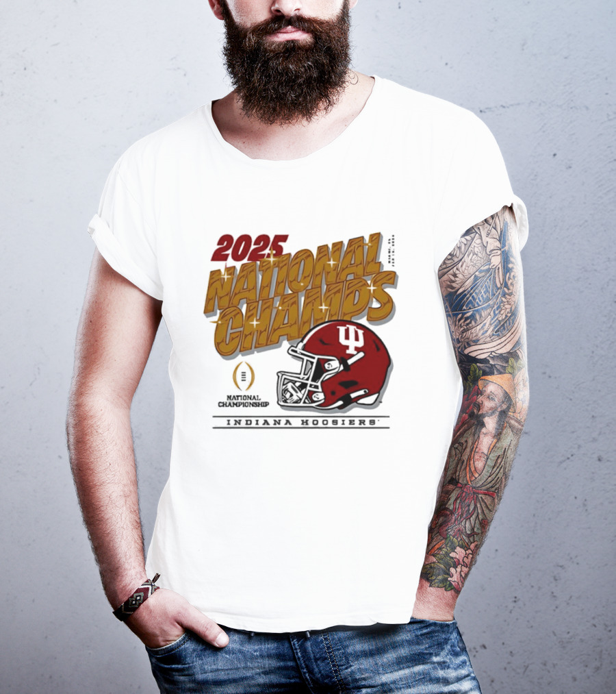 2025 National Champs Indiana Hoosiers Football Champions T-Shirt