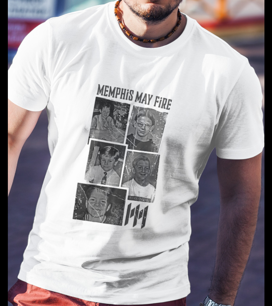 Memphis May Fire Vintage School Photos Collection T-Shirt