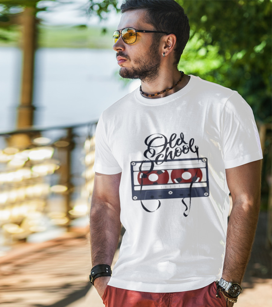 Old School Cassette Tape Vintage 80s 90s T-Shirt