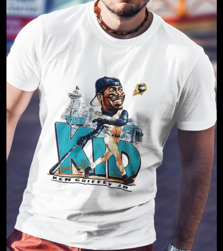 Ken Griffey Jr. The Kid Seattle Baseball Legend T-Shirt