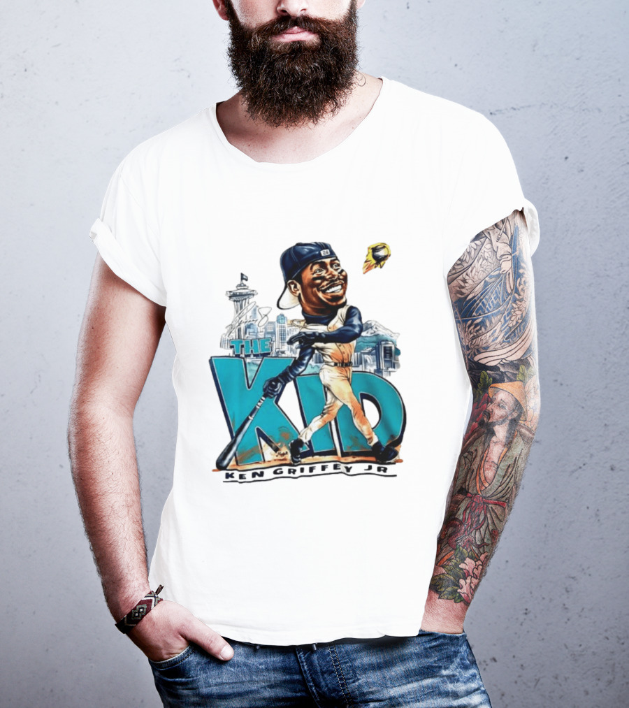 Ken Griffey Jr. The Kid Seattle Baseball Legend T-Shirt