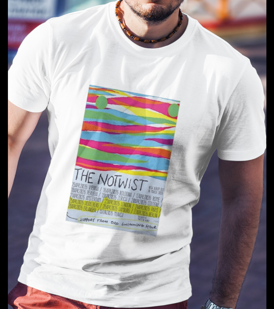 The Notwist Tour 2026 Vienna Rome London Paris Berlin New Album March Swimming Hour T-Shirt