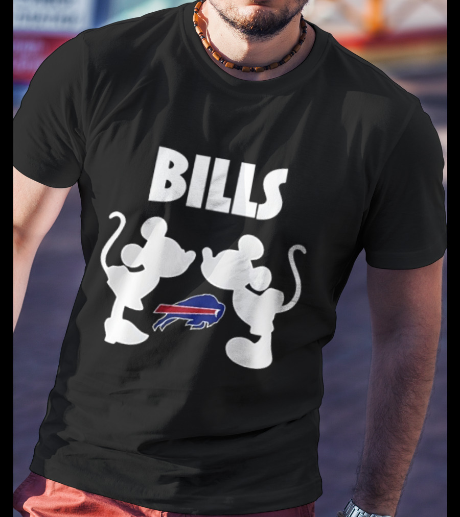 Buffalo Bills Mickey Mouse Valentine Day Together 20 T-Shirt