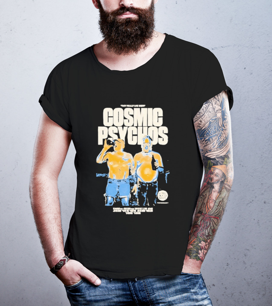 Cosmic Psychos I Really Like Beer Tour 2013 Australia T-Shirt