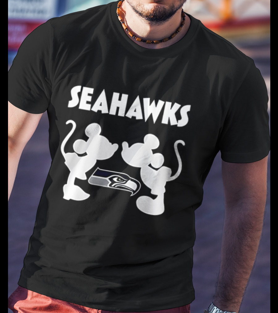 Seattle Seahawks Valentine Mickey Mouse 20 T-Shirt