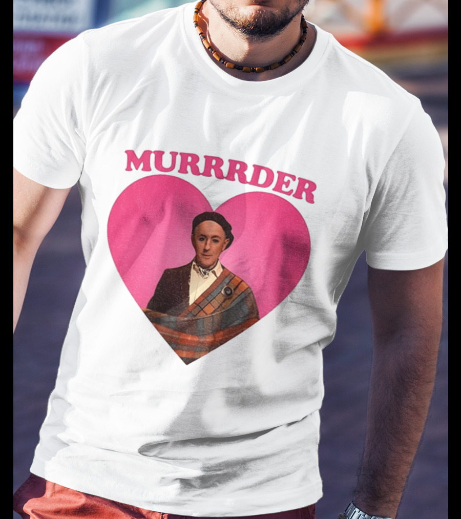 Alan Cumming Murrrder Heart Pink Love The Traitors TV Show T-Shirt
