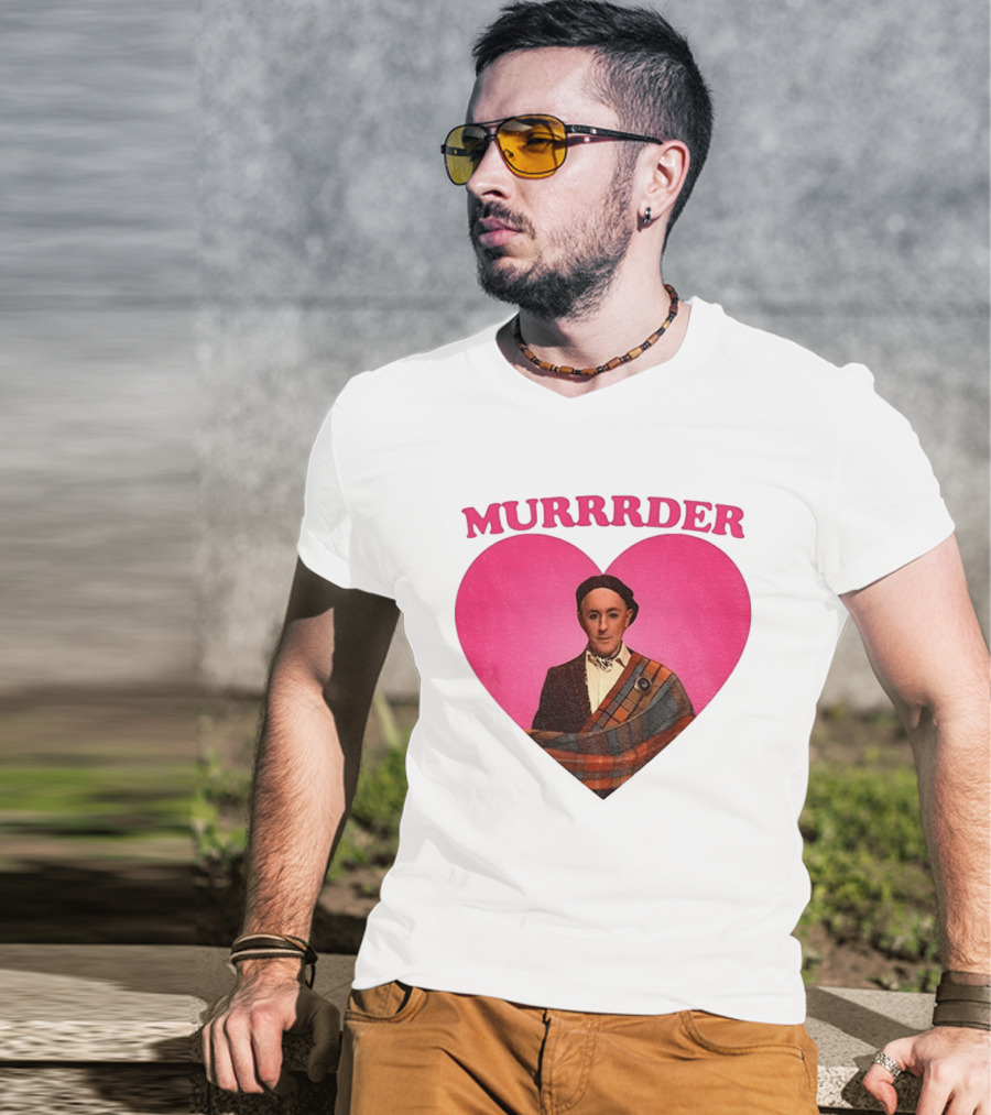 Alan Cumming Murrrder Heart Pink Love The Traitors TV Show T-Shirt
