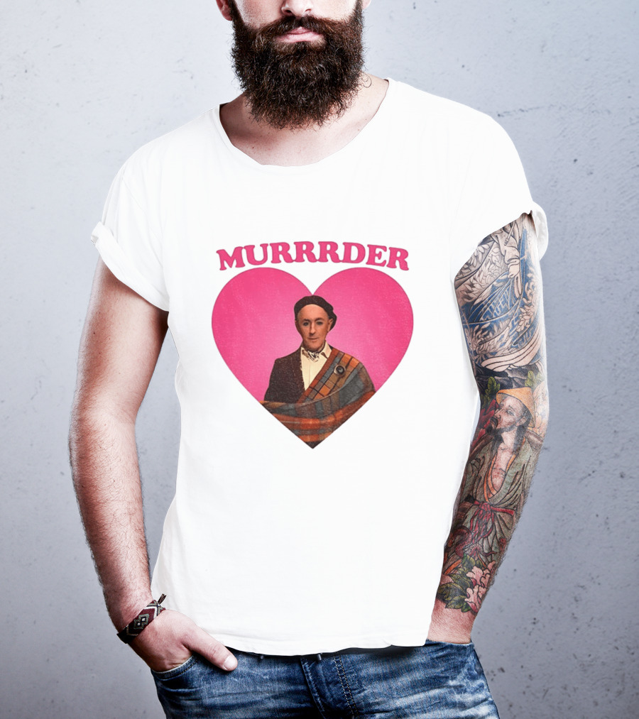Alan Cumming Murrrder Heart Pink Love The Traitors TV Show T-Shirt