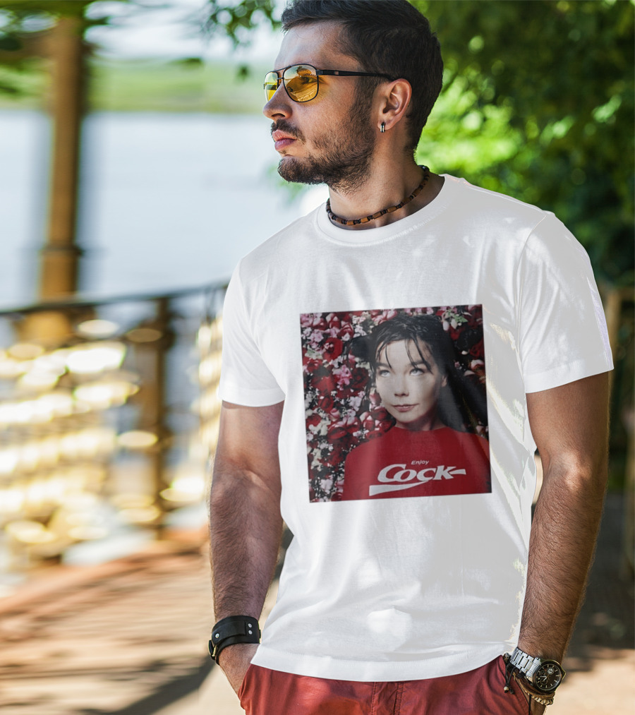 Bjork Enjoy Cock Vintage Inspired 2023 Floral T-Shirt