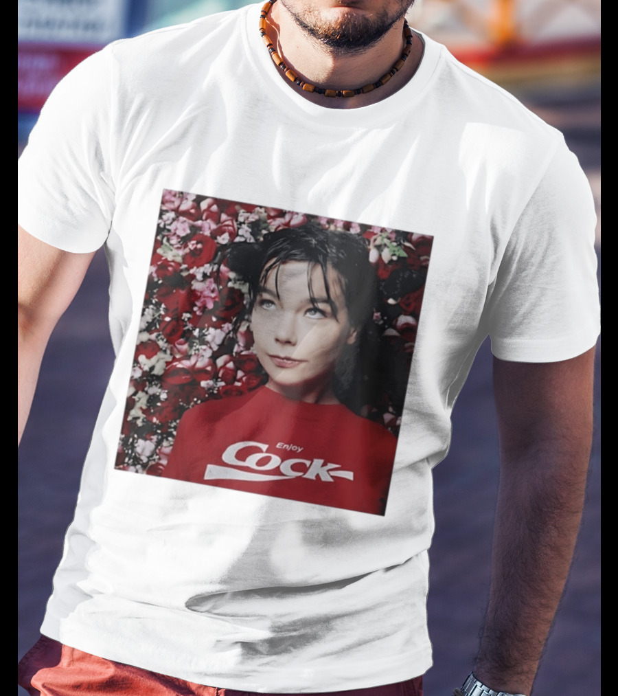 Bjork Enjoy Cock Vintage Inspired 2023 Floral T-Shirt