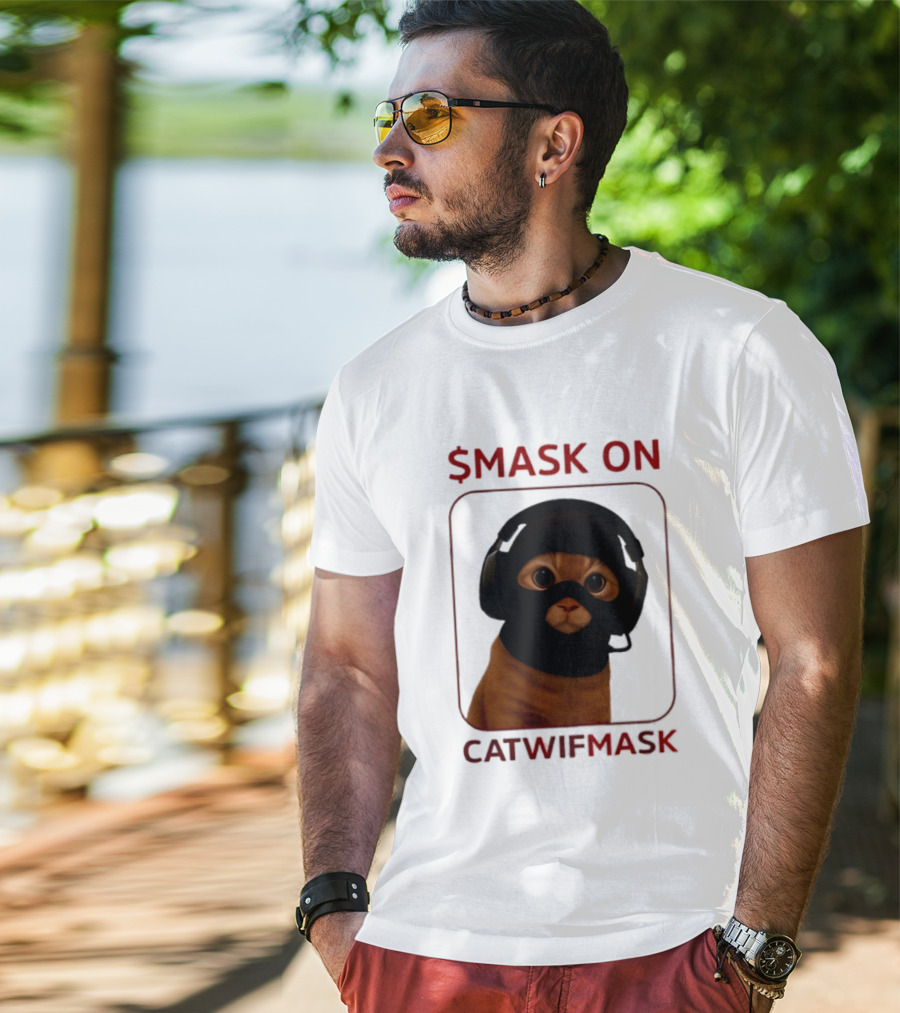 $Mask On Catwifmask T-Shirt
