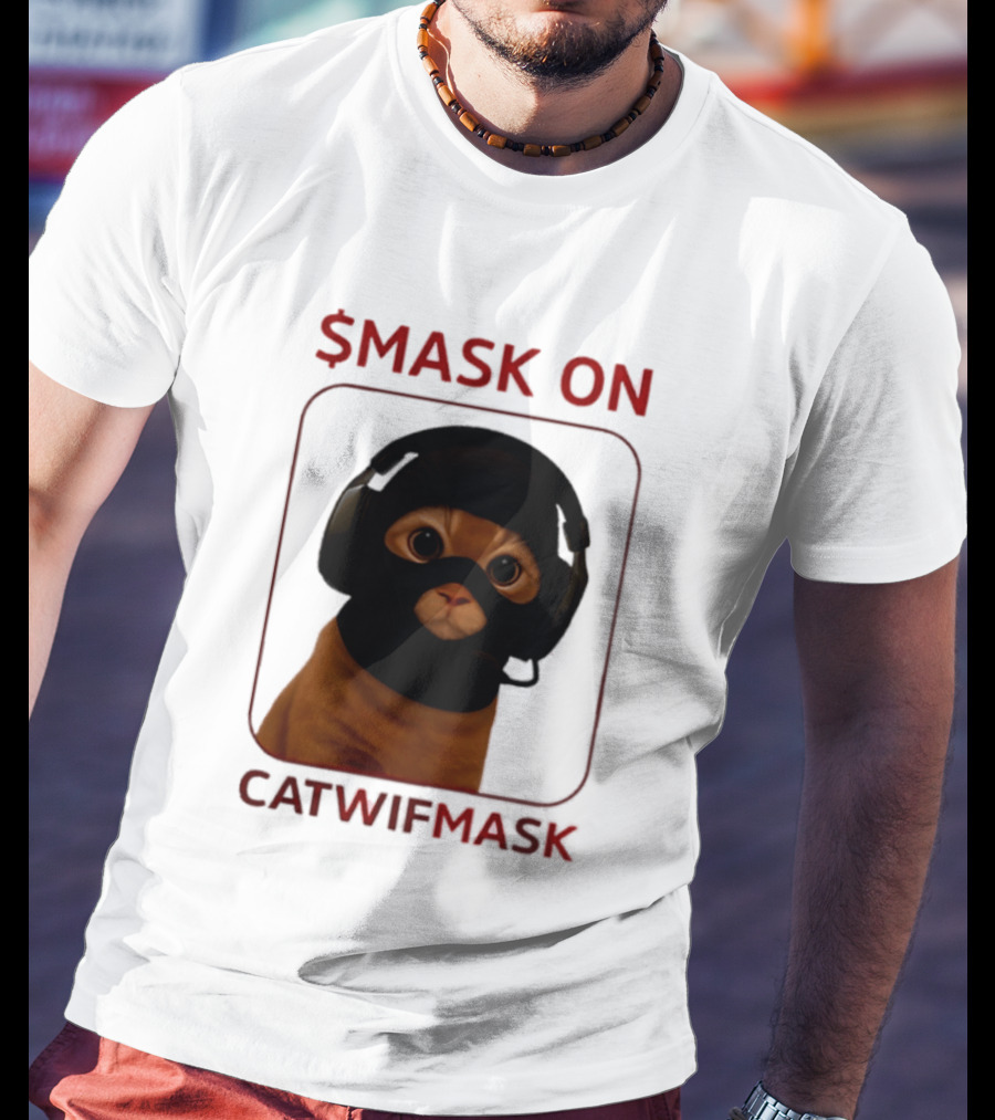 $Mask On Catwifmask T-Shirt