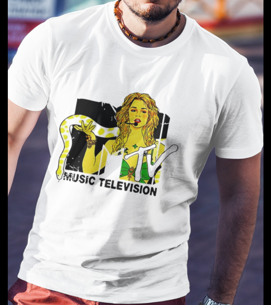 Britney Spears MTV Music Television Snake T-Shirt