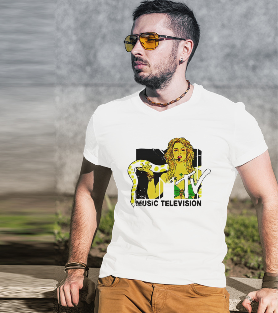 Britney Spears MTV Music Television Snake T-Shirt