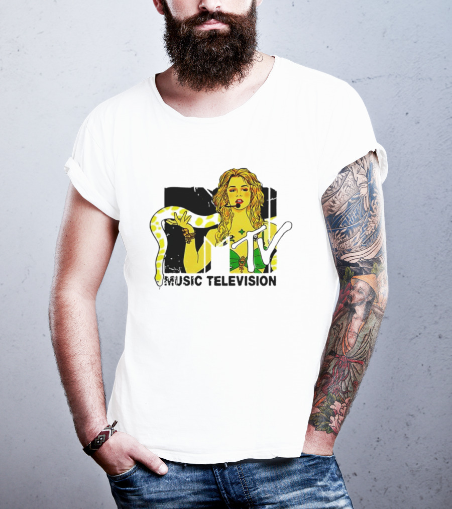 Britney Spears MTV Music Television Snake T-Shirt
