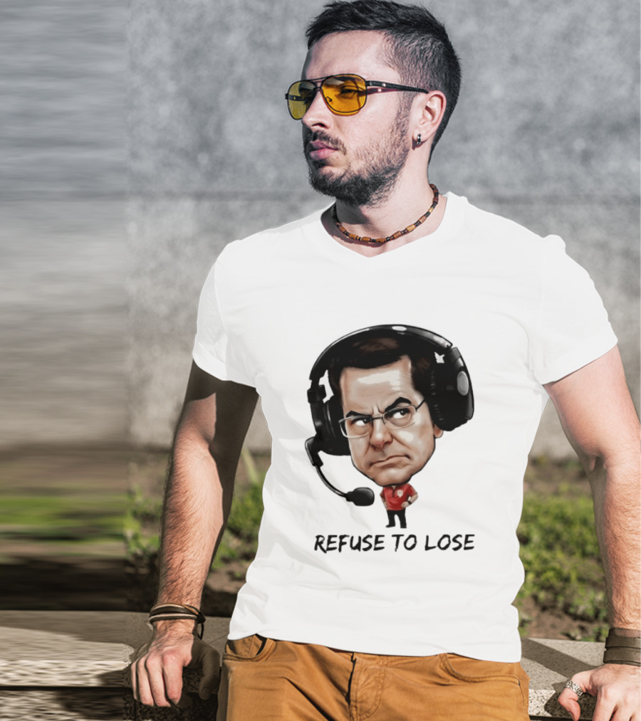 Curt Cignetti Refuse To Lose Indiana Football Coach Headset T-Shirt