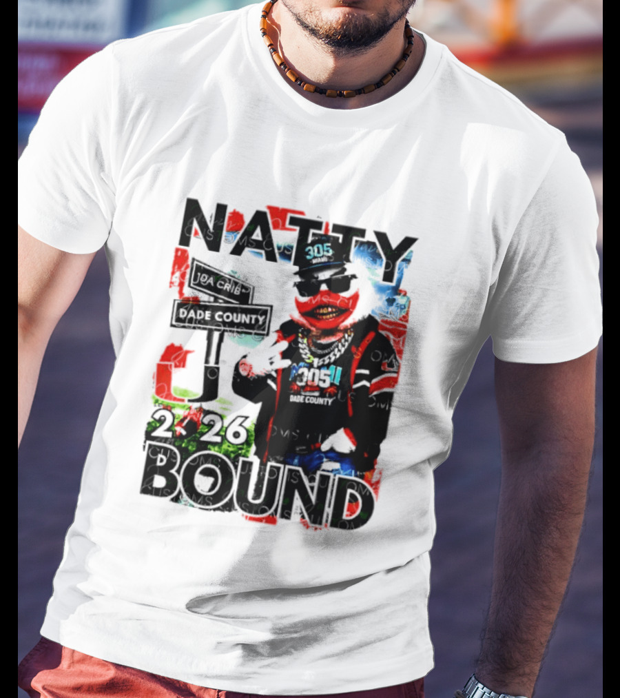 Natty Bound 2026 Miami Hurricanes Sebastian The Ibis Dade County Da Crib 305 T-Shirt