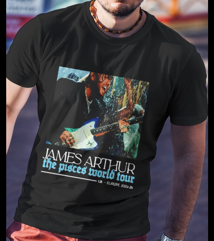 JAMES ARTHUR The Pisces World Tour UK Europe 2023/24 T-Shirt