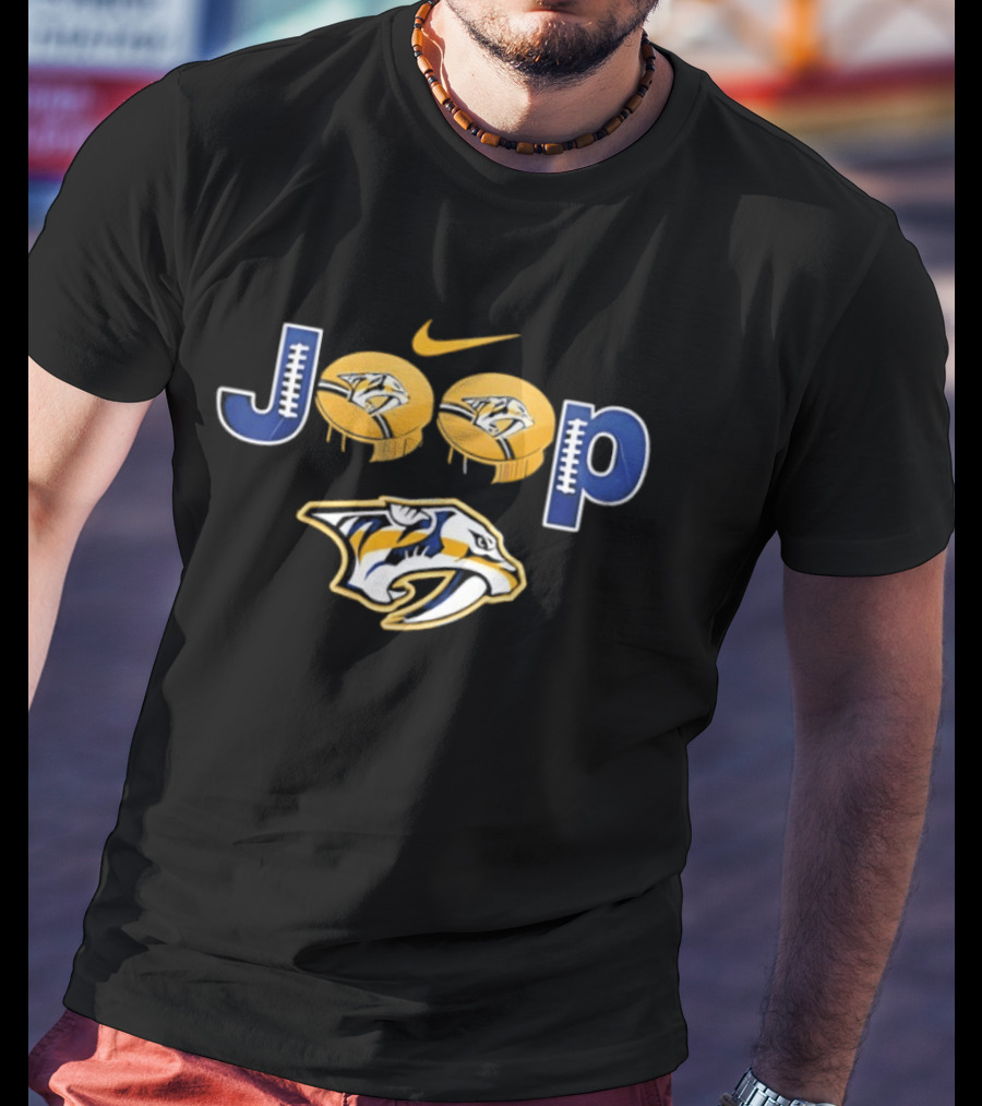 Nashville Predators Jeep Go Predators Hockey Nike Fan T-Shirt