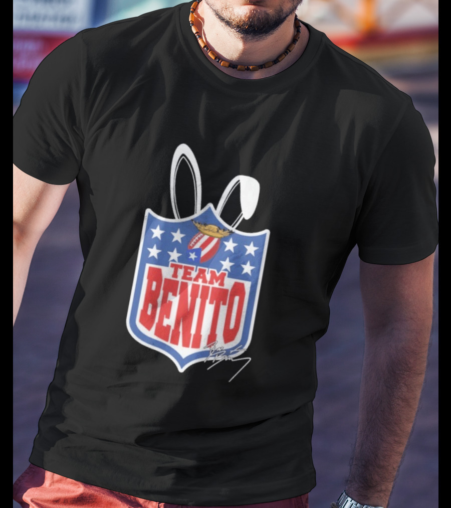 Team Benito Football Stars Shield T-Shirt