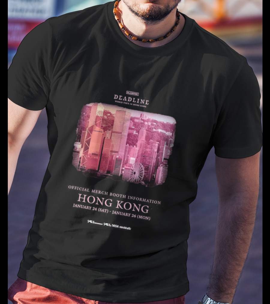 BLACKPINK World Tour Pop Up Store Hong Kong January 24 26 2026 T-Shirt