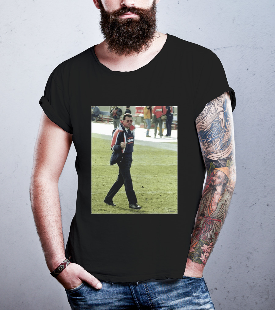 Chicago Bears Mike Ditka Da Coach Middle Finger Meme T-Shirt