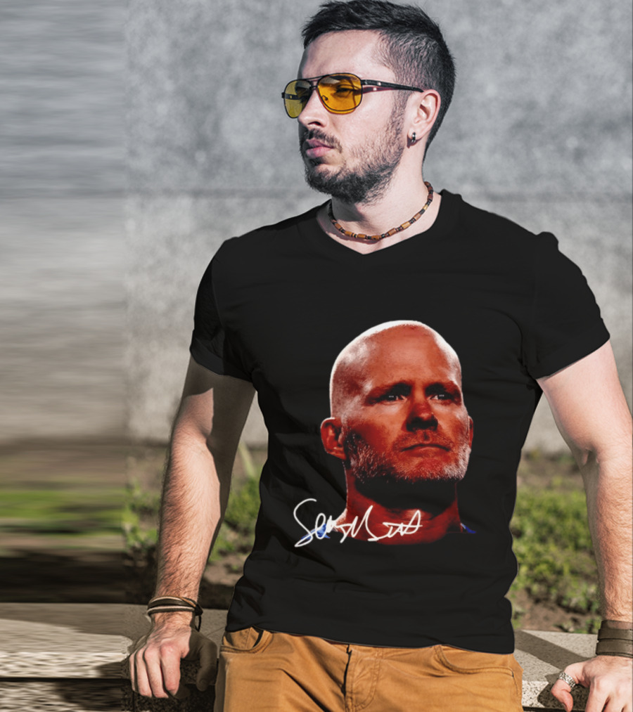 Sean McDermott Oversized Heavyweight Face Signature T-Shirt