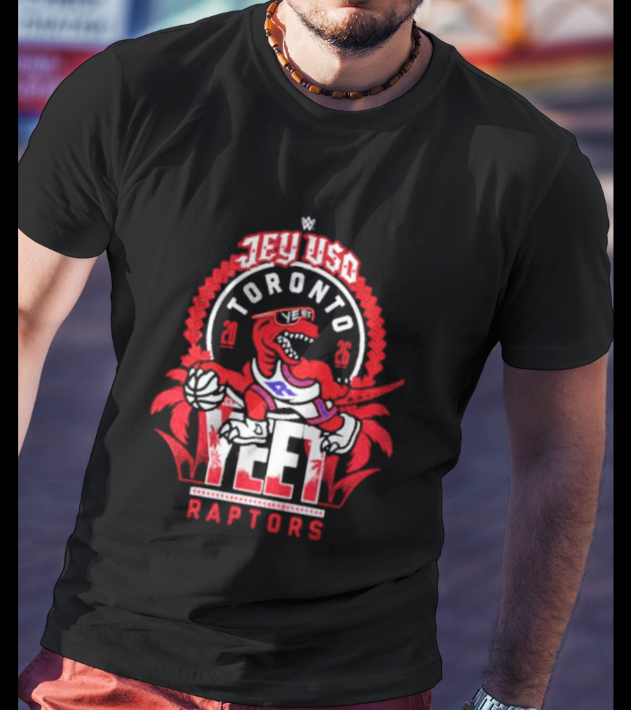 Jey Uso Toronto Raptors Yeet WWE T-Shirt