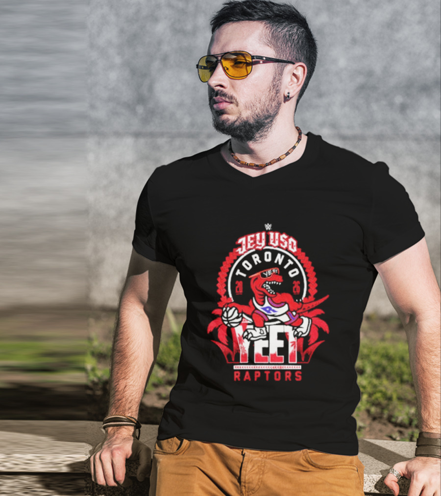 Jey Uso Toronto Raptors Yeet WWE T-Shirt