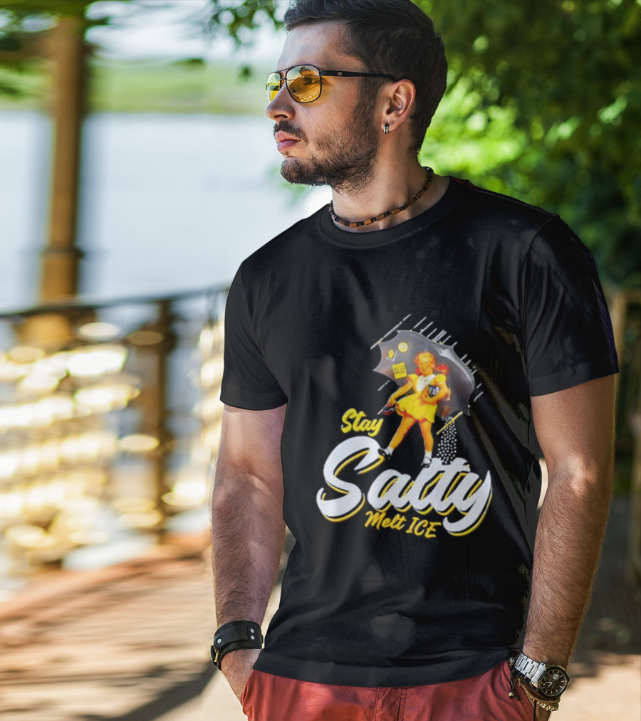 Stay Salty Melt Ice Umbrella Girl T-Shirt