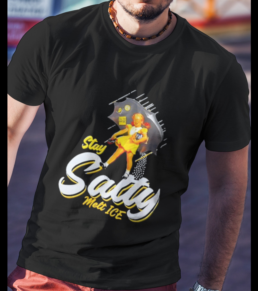 Stay Salty Melt Ice Umbrella Girl T-Shirt
