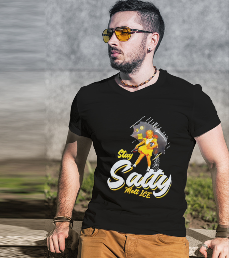 Stay Salty Melt Ice Umbrella Girl T-Shirt