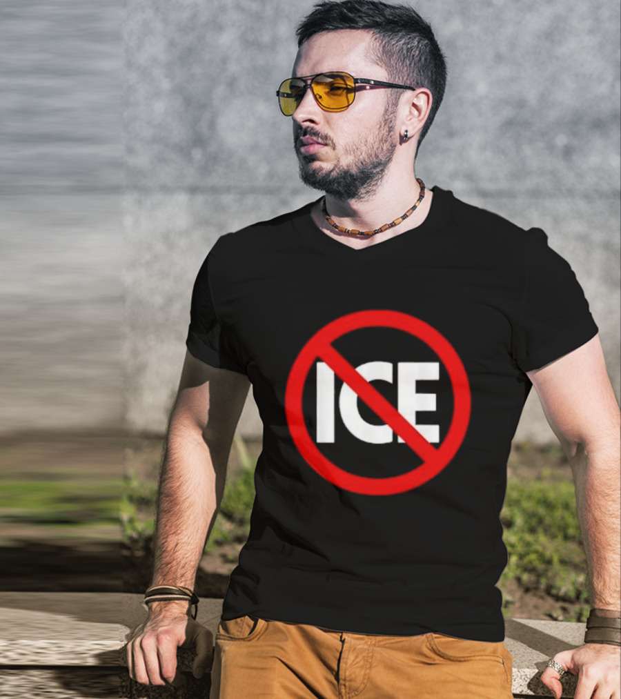 Trending No ICE Symbol Stop ICE Out T-Shirt