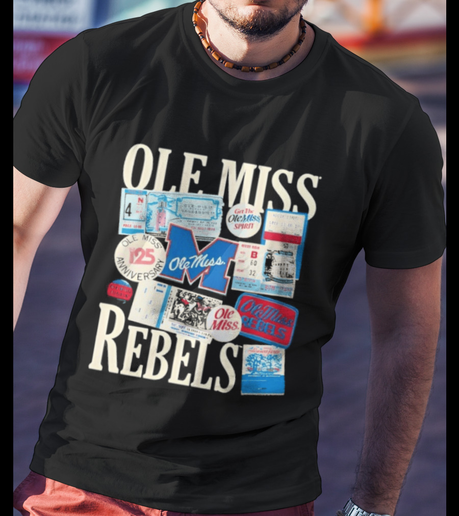 Ole Miss Rebels Spirit Memorabilia Collection T-Shirt