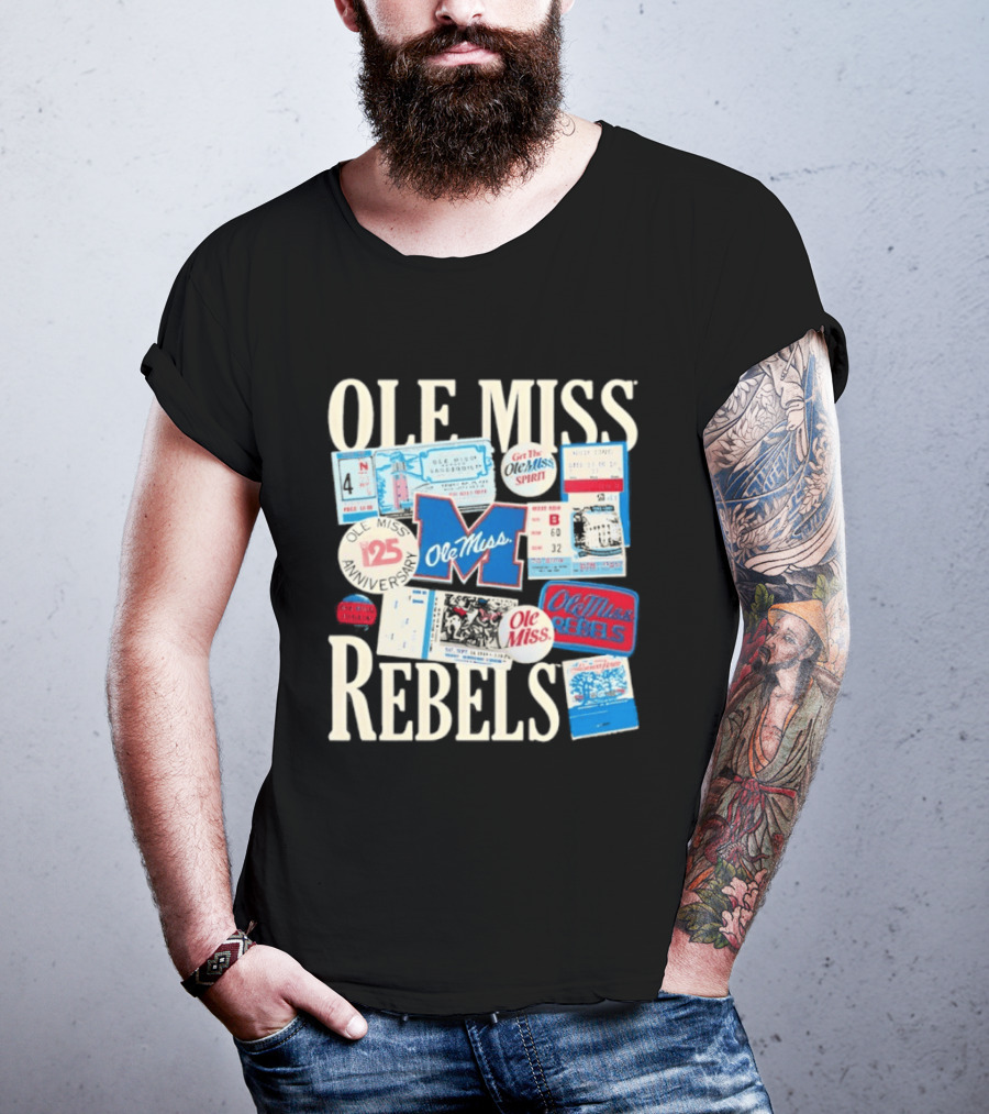 Ole Miss Rebels Spirit Memorabilia Collection T-Shirt