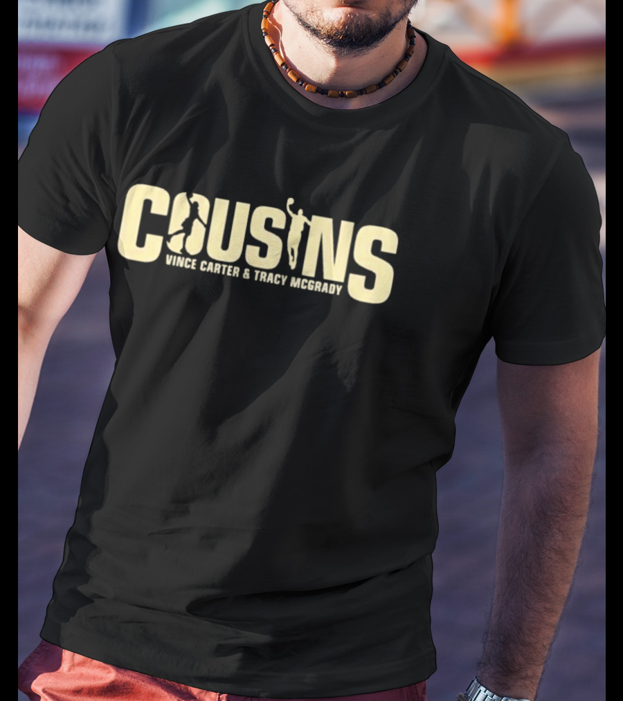 Cousins Vince Carter & Tracy McGrady Podcast Basketball T-Shirt