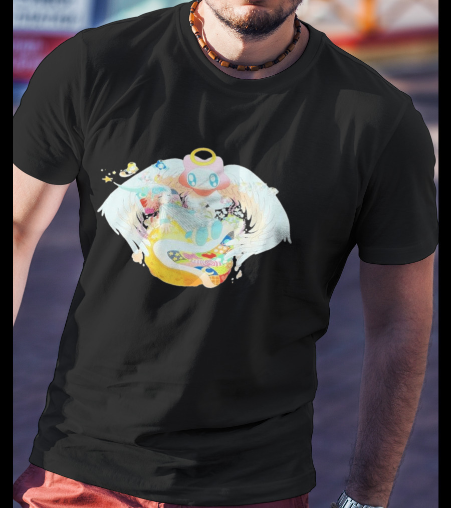 Rinihimme Guardian Angel Peaceful Cloud Dreams Fantasy T-Shirt