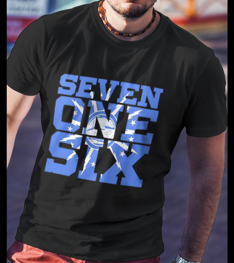 Seven One Six Buffalo Bills Stars And Charging Buffalo T-Shirt