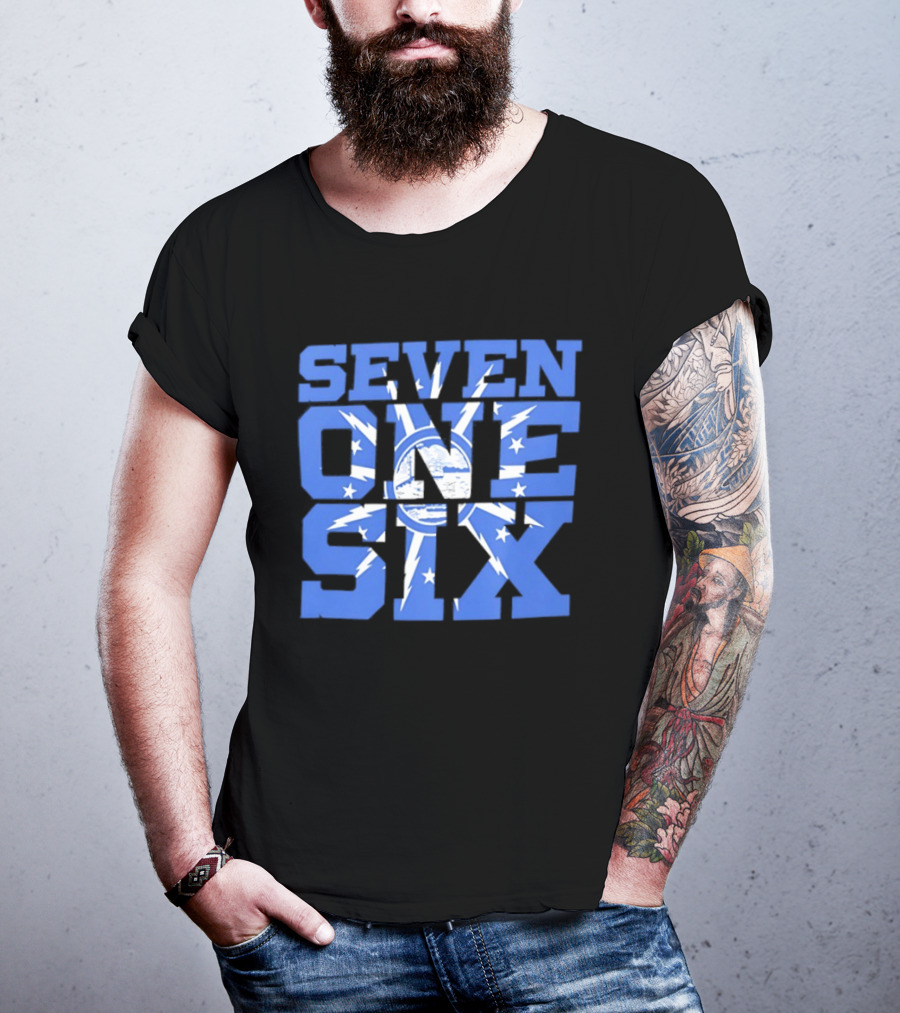 Seven One Six Buffalo Bills Stars And Charging Buffalo T-Shirt